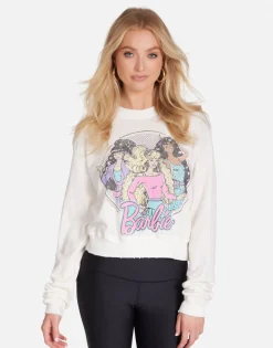 Best Sale Barbie & Friends Crop Pullover In | Spalding By Women Long Sleeve