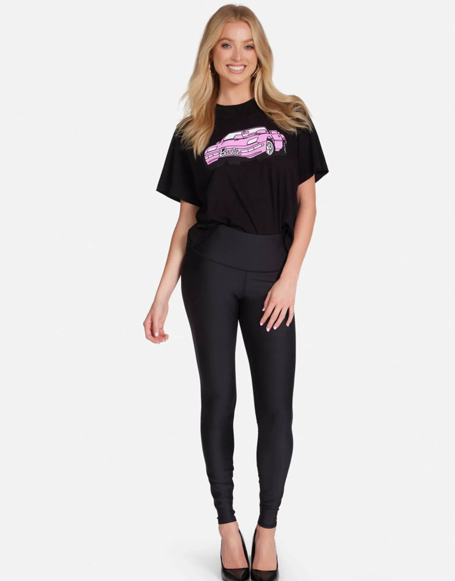 Online Barbie Convertible Boxy Crop Top In | Rue By Women Short Sleeve