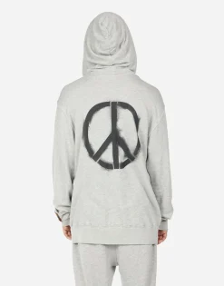 Cheap Beckford Airbrush Peace Men Hoodies
