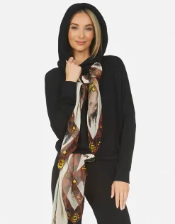 New Belinda Scarf Made In Los Angeles California Usa Ultra Soft Lightweight Women Hoodies