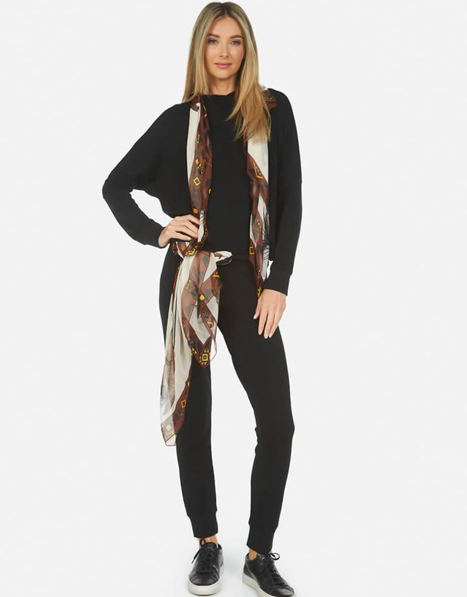 New Belinda Scarf Made In Los Angeles California Usa Ultra Soft Lightweight Women Hoodies