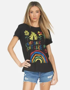 Best Bess Camp Hair Don'T Care Women Short Sleeve