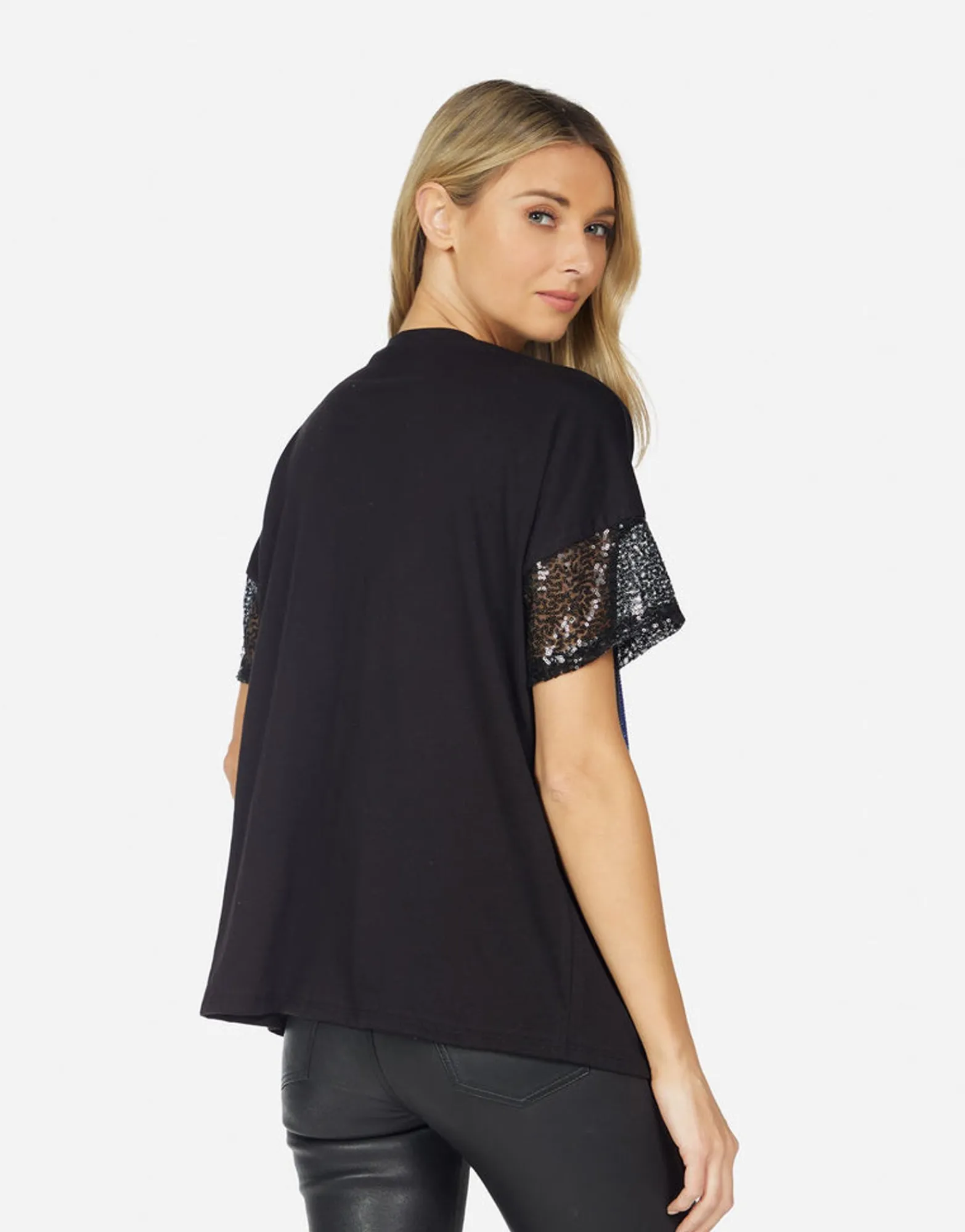 Clearance Beverly Crystal Bowie Space Women Short Sleeve