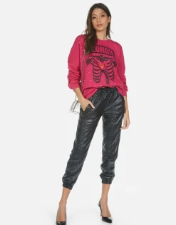 Best Blondie Heart L/S Boyfriend Pullover | Sierra By Women Long Sleeve
