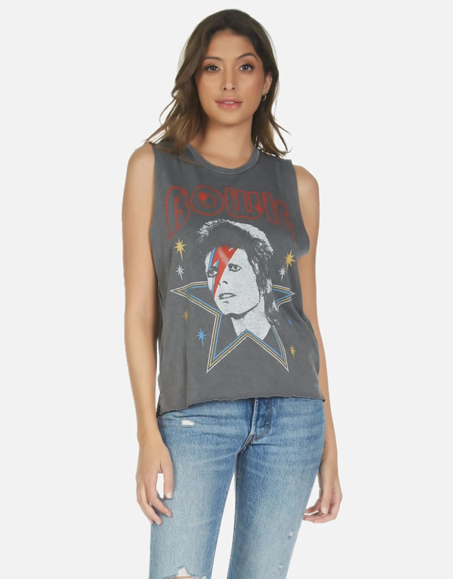 Cheap Bowie 1973 Tour Concert Tank | Kinzington By Women Tanks