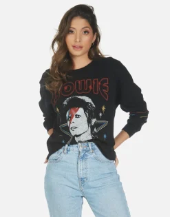 Store Bowie 1973 Tour L/S Crop Tee | Lee By Women Long Sleeve