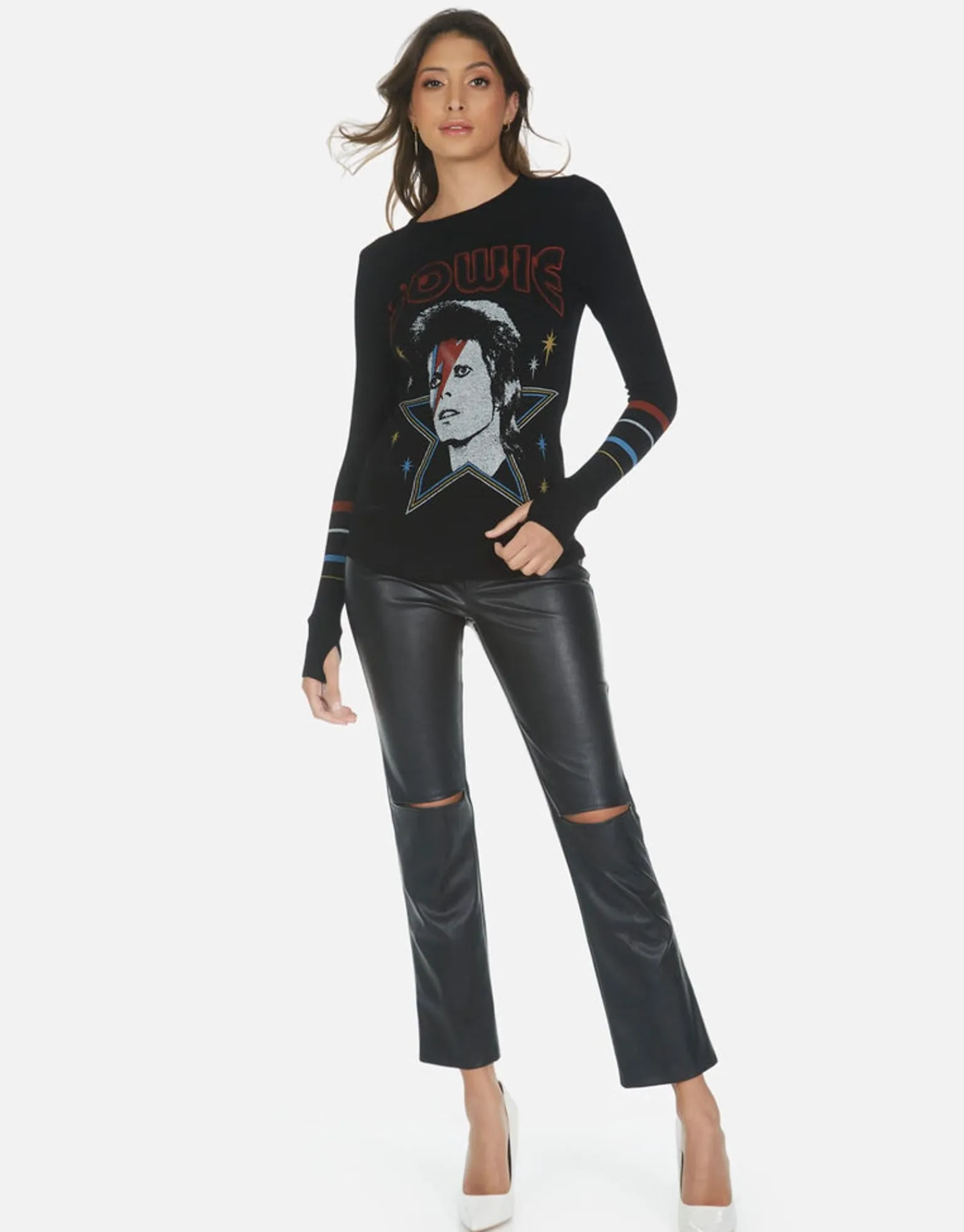 Best Sale Bowie 1973 Tour L/S Fitted Top | Mckinley By Women Long Sleeve