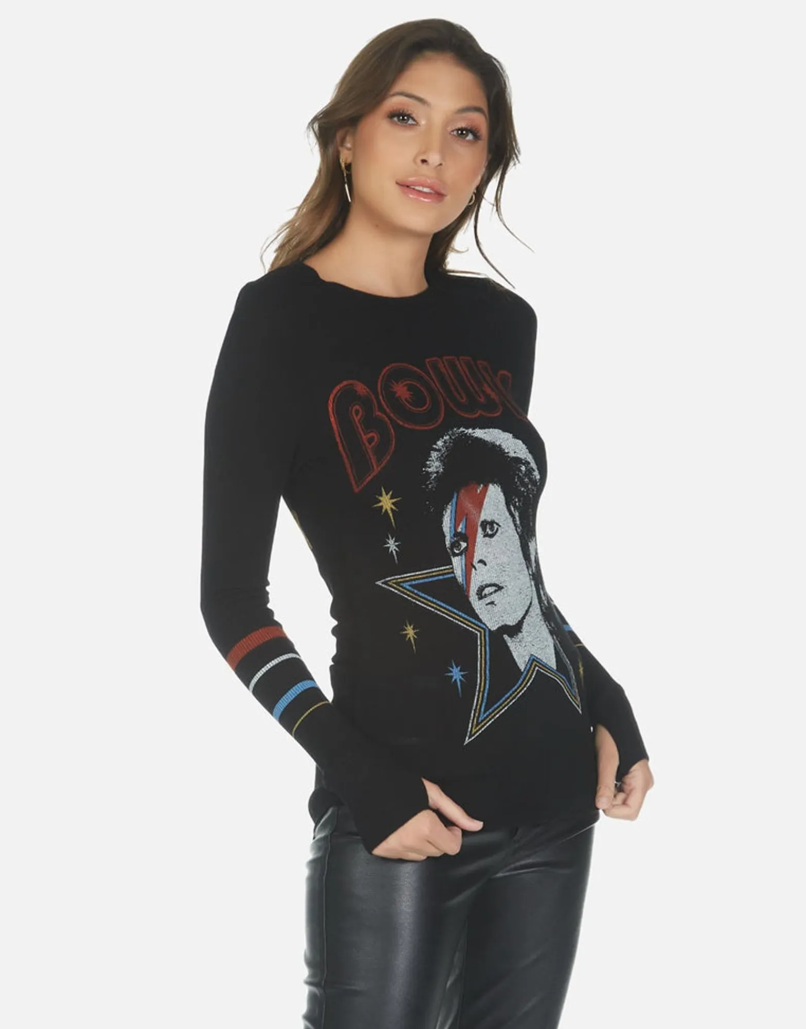 Best Sale Bowie 1973 Tour L/S Fitted Top | Mckinley By Women Long Sleeve