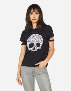 Flash Sale Bri Happy Skulls Women Short Sleeve