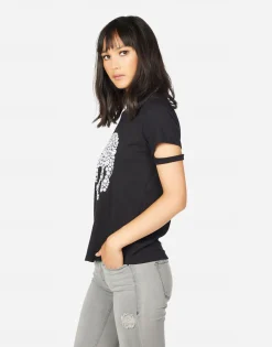 Flash Sale Bri Happy Skulls Women Short Sleeve
