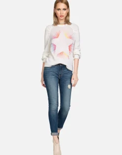 Best Sale Bright Starburst Cashmere Sweater | Vida By Women Sweaters & Knits
