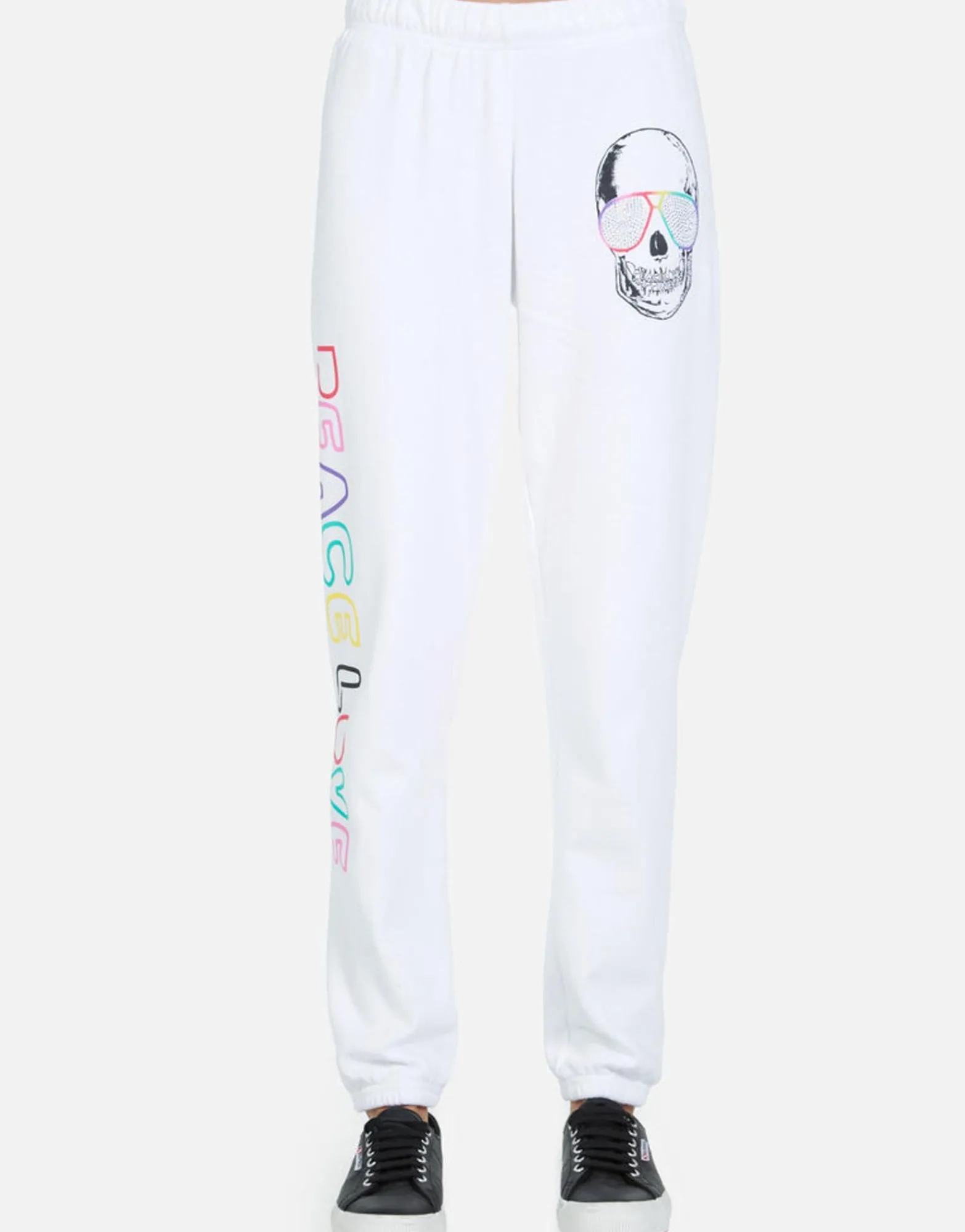 Shop Brynn Cool Skull Women Crop Sweatpants