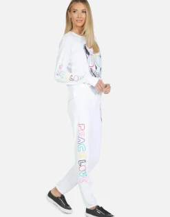 Shop Brynn Cool Skull Women Crop Sweatpants