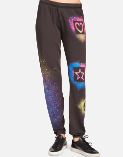 Store Brynn Graffiti Love Women Long Sweatpants