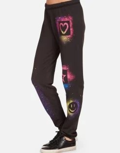 Store Brynn Graffiti Love Women Long Sweatpants