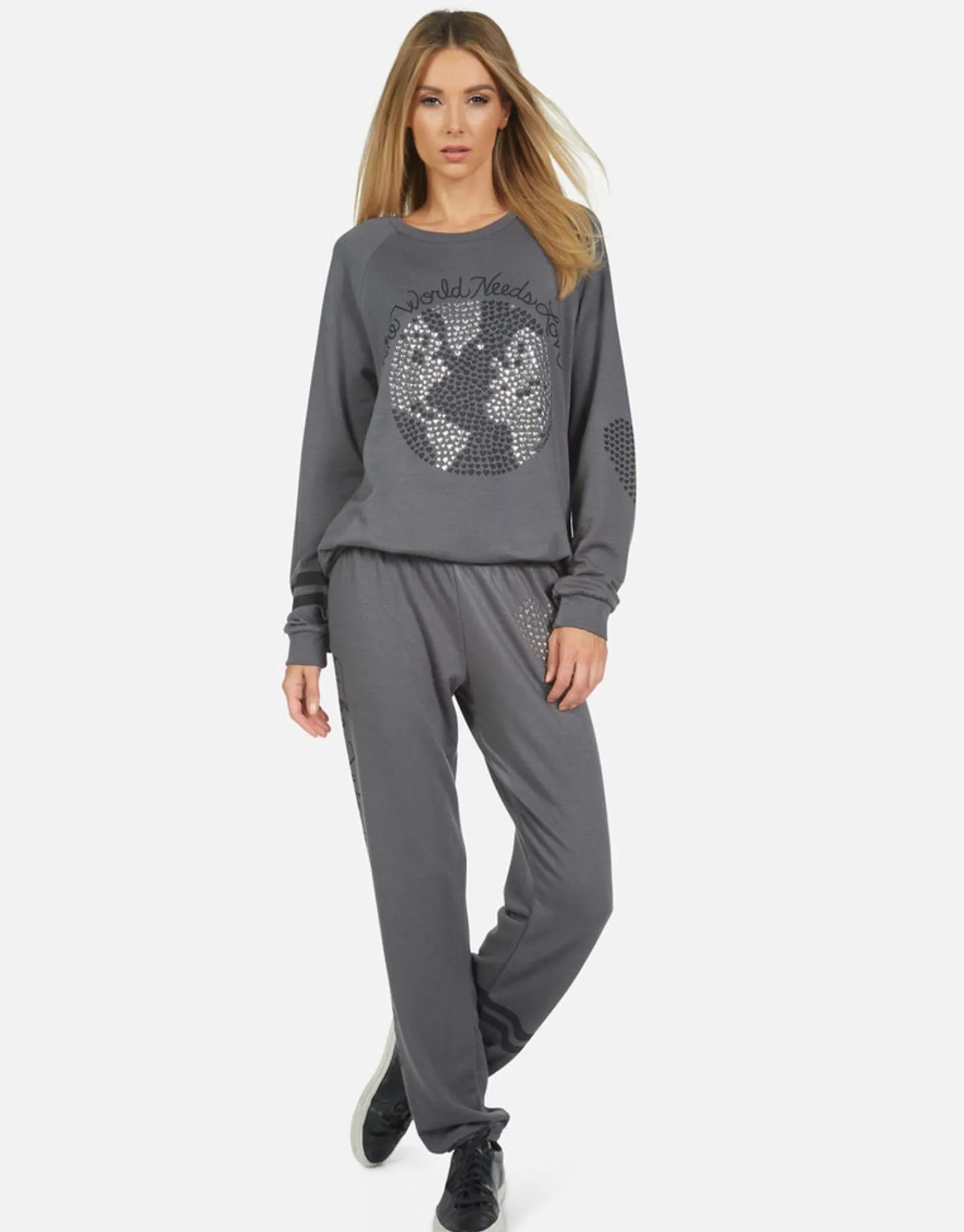 Flash Sale Brynn World Needs Love Women Long Sweatpants