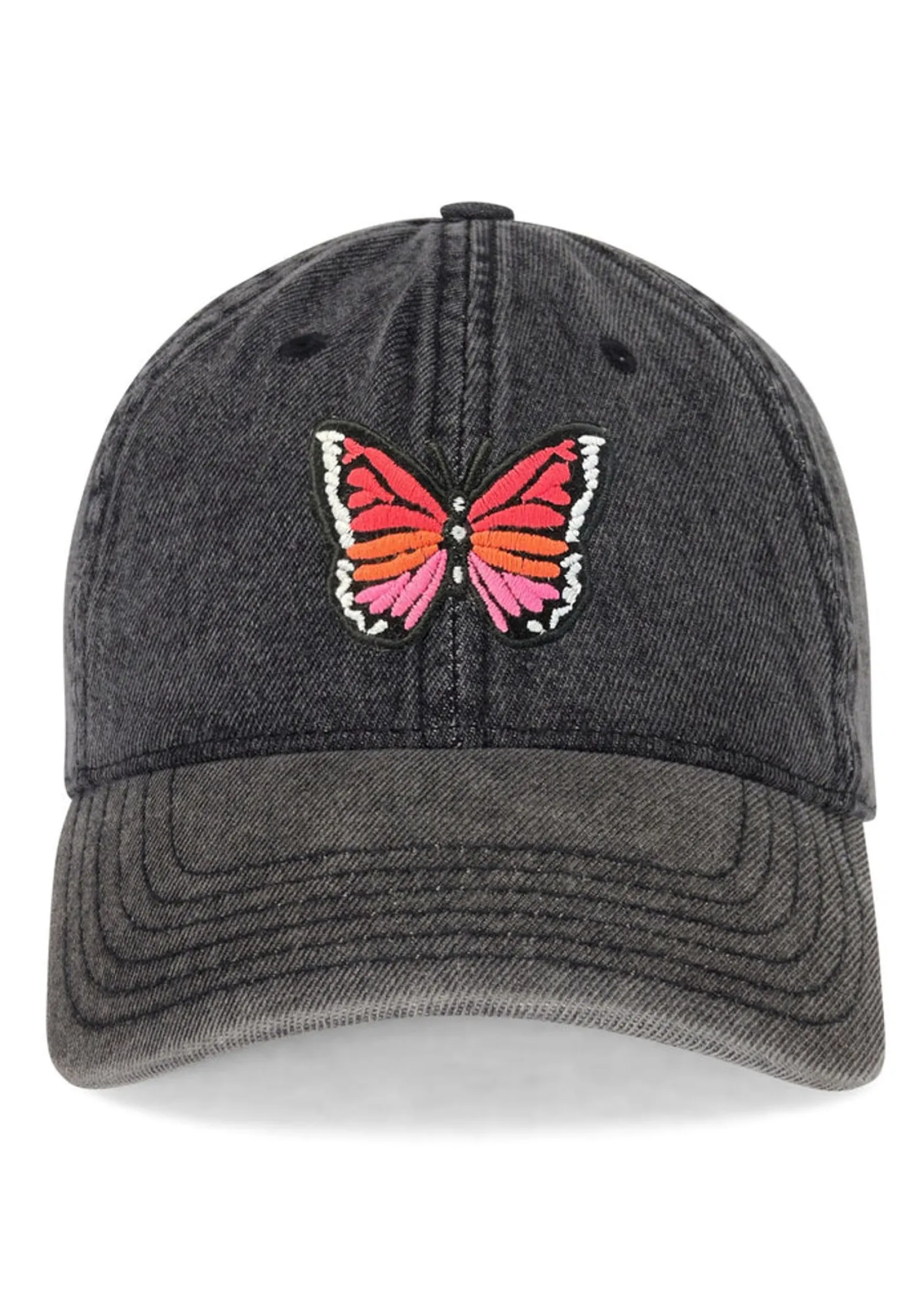 Outlet Butterfly Patch Denim Hat In | Reina By Hats