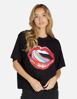Online Candy Lip Women'S Tee In | Rue By Women Short Sleeve