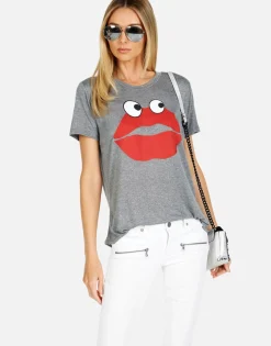 Outlet Capri Kiss Face Women Short Sleeve