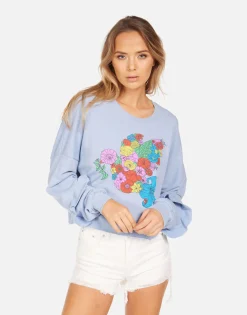 New Chevelle Floral Dove Women Long Sleeve
