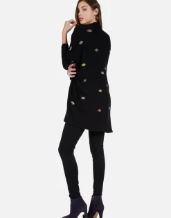 Fashion Color Bead Eyes Cardigan Wrap | Isla By Women Sweaters & Knits