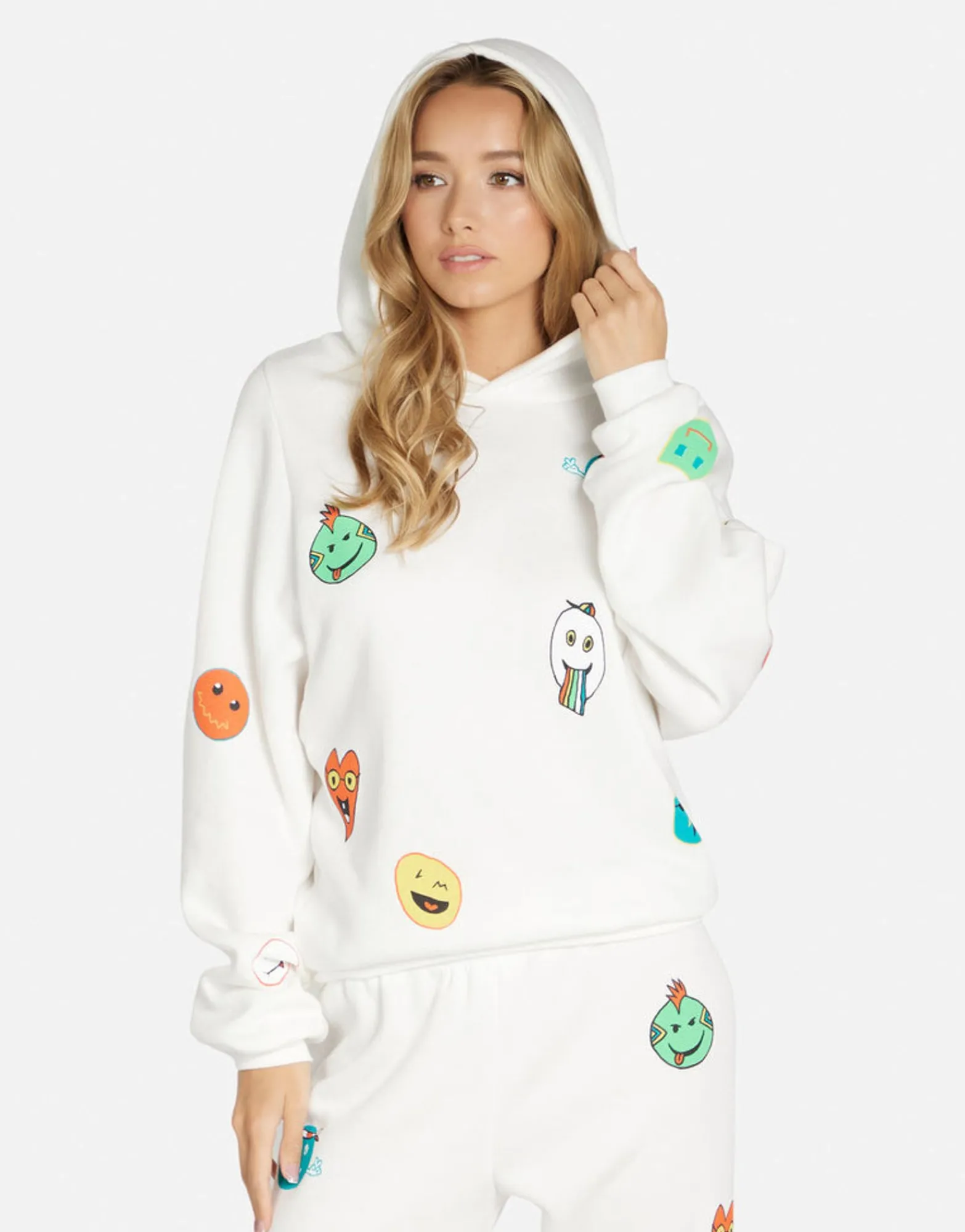 New Comic Emojis Hoodie In | Trina By Women Hoodies