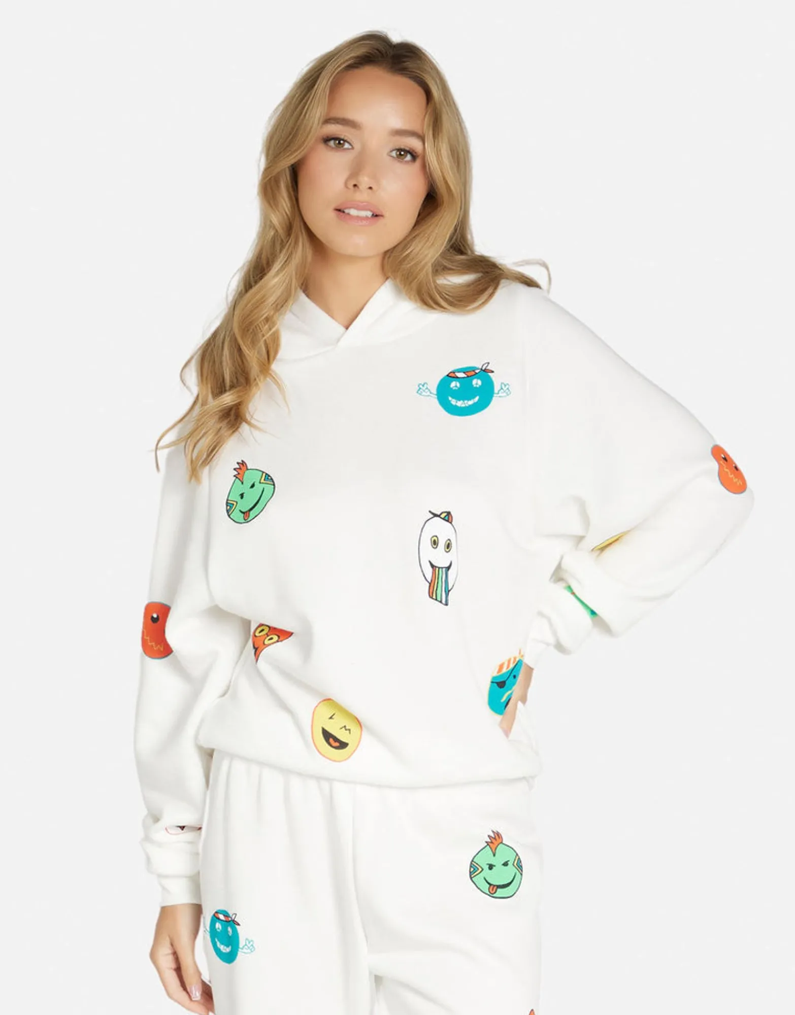 New Comic Emojis Hoodie In | Trina By Women Hoodies