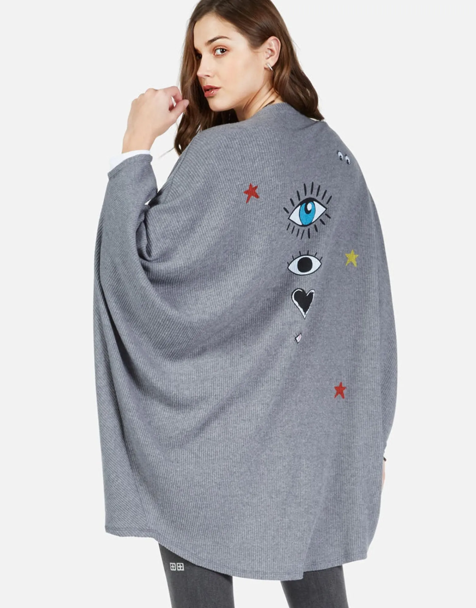 Outlet Cosmic Glam Eyes Cardigan Wrap | Isla By Women Sweaters & Knits