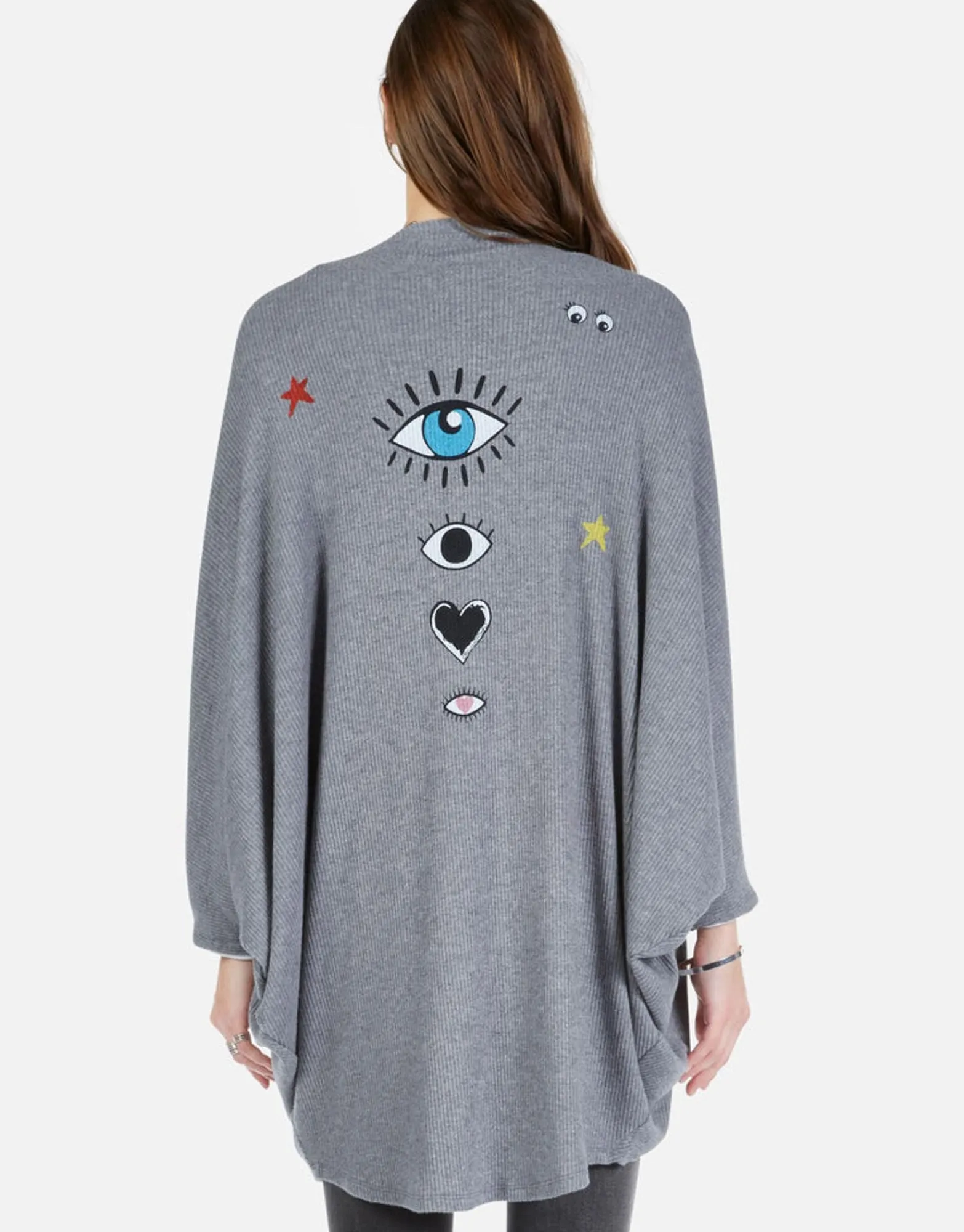 Outlet Cosmic Glam Eyes Cardigan Wrap | Isla By Women Sweaters & Knits