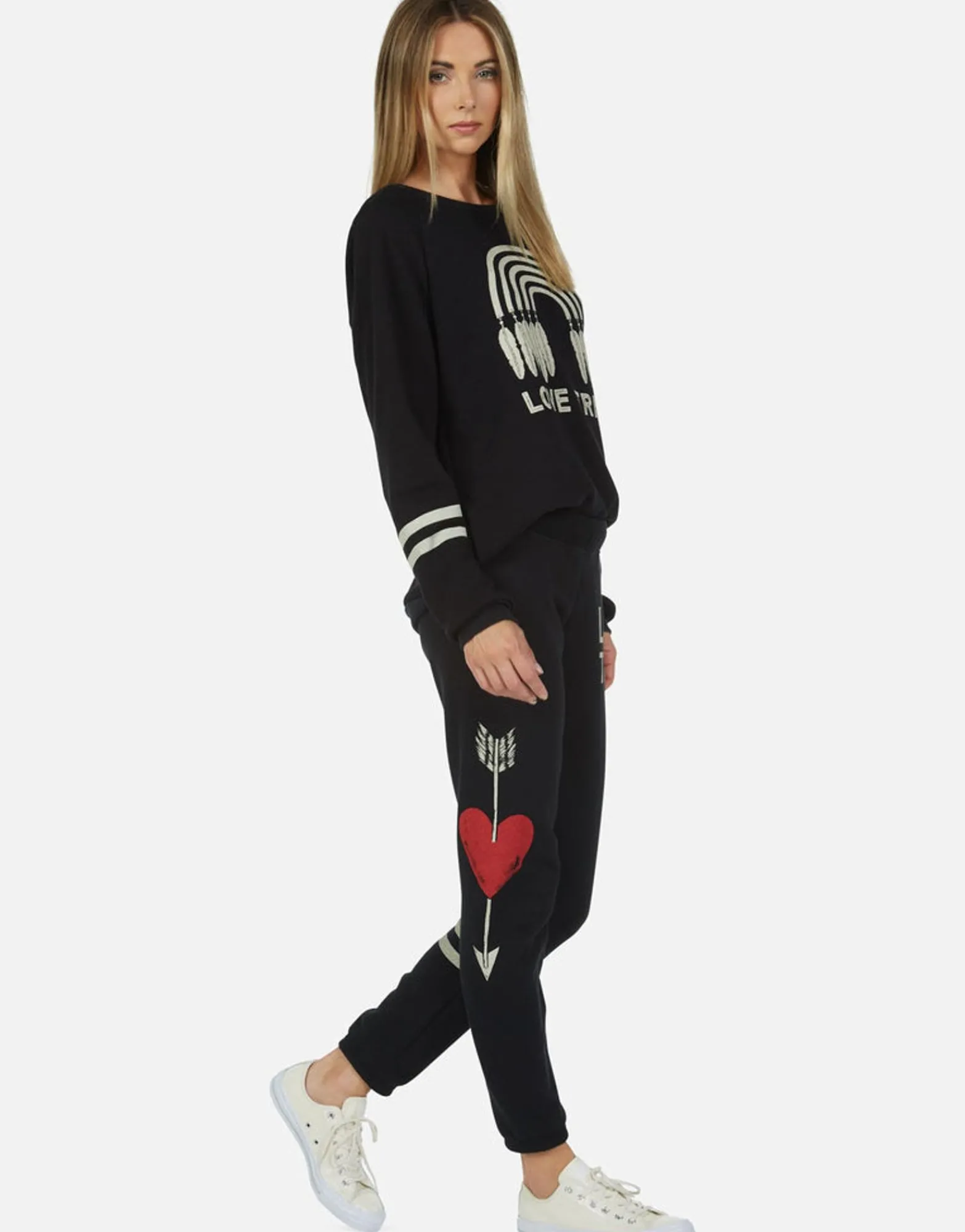 New Cosmic Lightning Eye L/S Vintage Pullover | Noleta By Women Long Sleeve