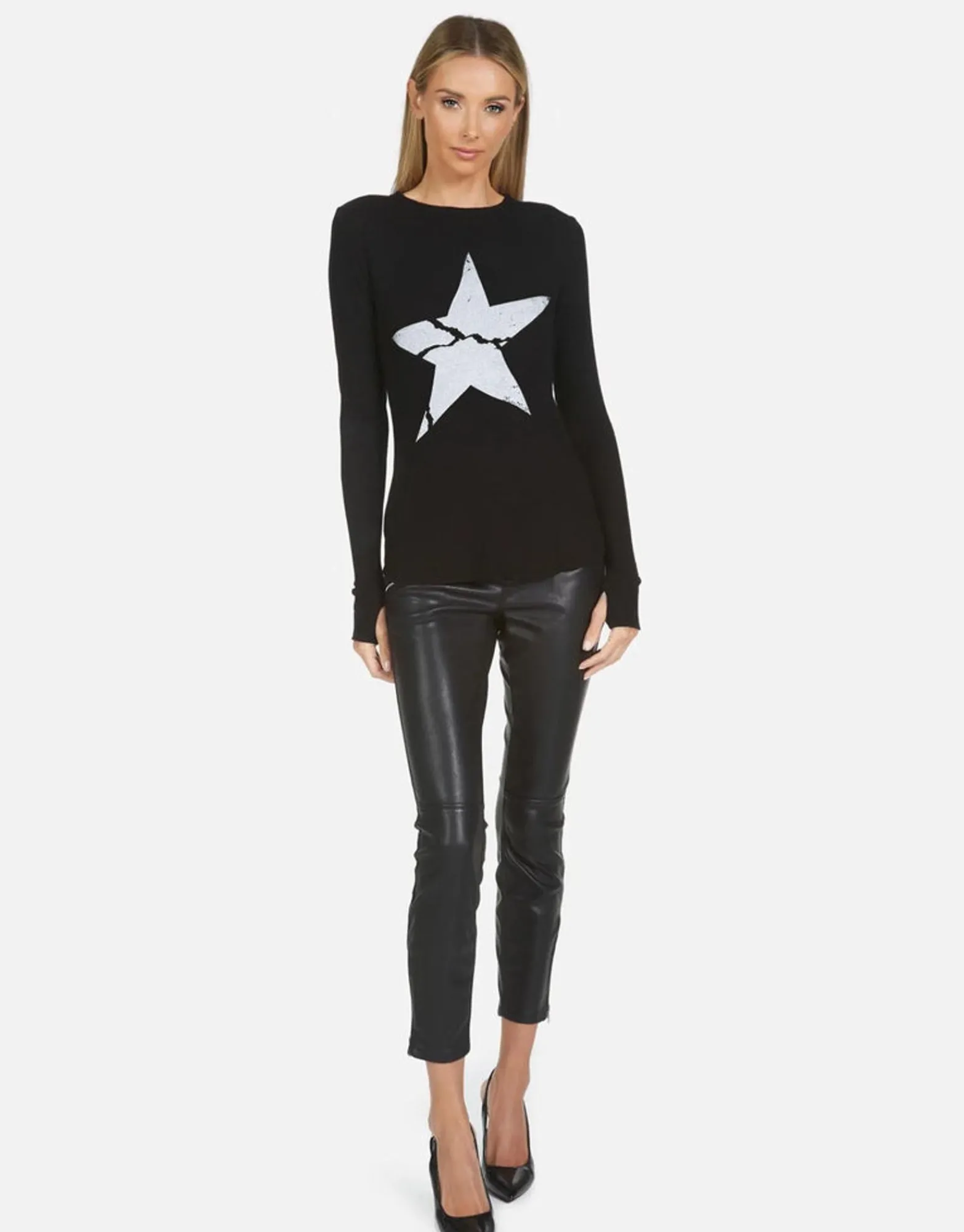 Cheap Cracked Star Fitted Top In | Mckinley X By Women Long Sleeve