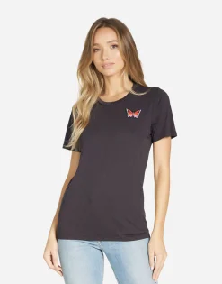 Fashion Croft Butterfly Wings Women Short Sleeve
