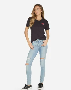 Fashion Croft Butterfly Wings Women Short Sleeve