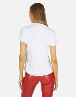 Cheap Croft Love Peace Happiness Women Short Sleeve