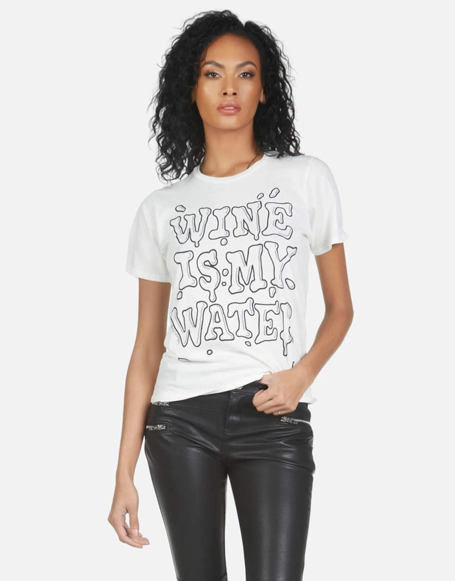 New Croft Wine Is My Water Women Short Sleeve