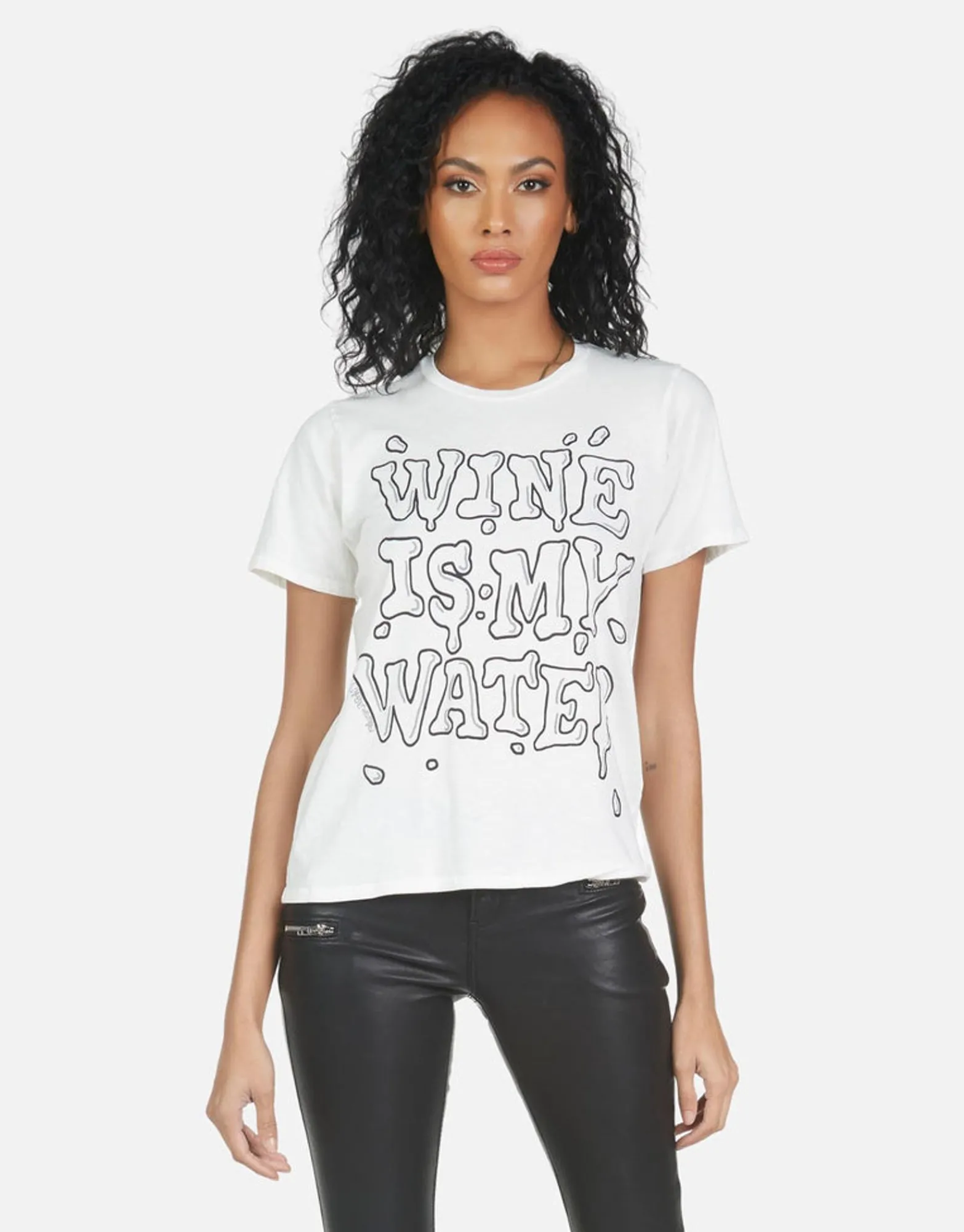 New Croft Wine Is My Water Women Short Sleeve