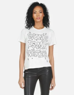 New Croft Wine Is My Water Women Short Sleeve