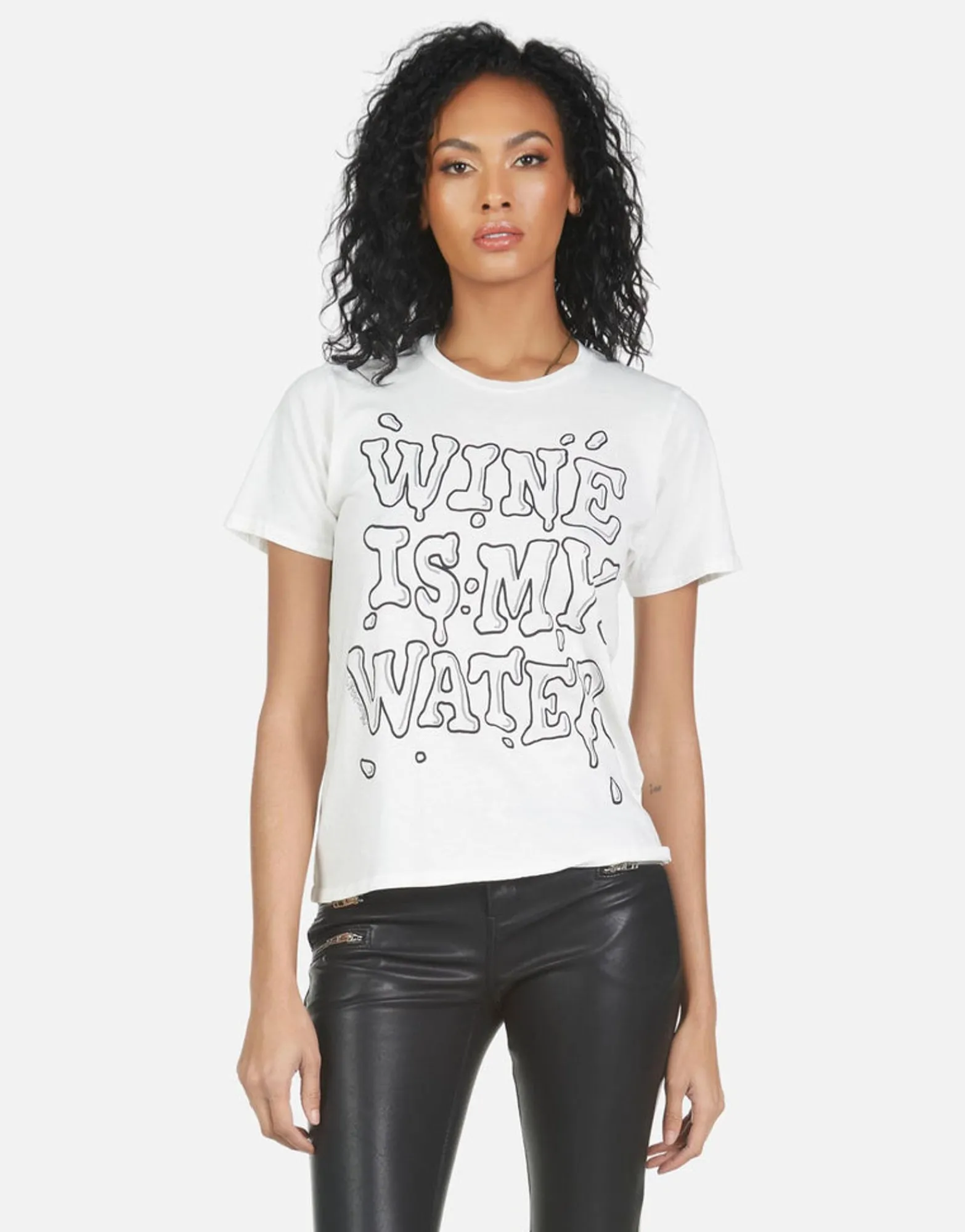 New Croft Wine Is My Water Women Short Sleeve