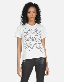 New Croft Wine Is My Water Women Short Sleeve