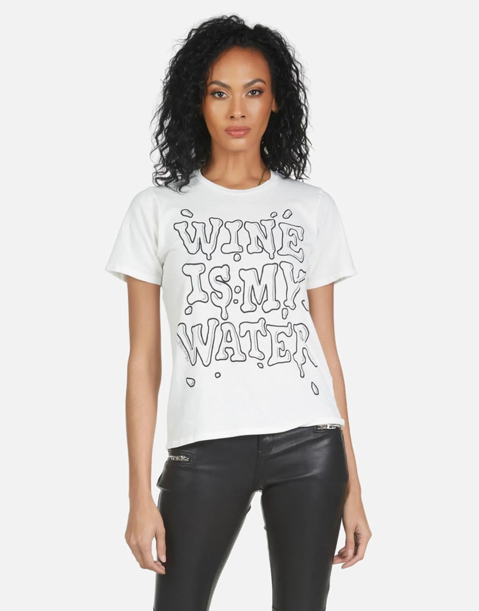 New Croft Wine Is My Water Women Short Sleeve