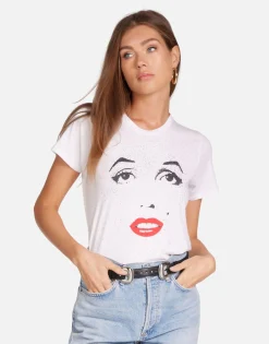 Clearance Croft X Crystal Marilyn Monroe Women Short Sleeve