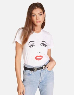 Clearance Croft X Crystal Marilyn Monroe Women Short Sleeve