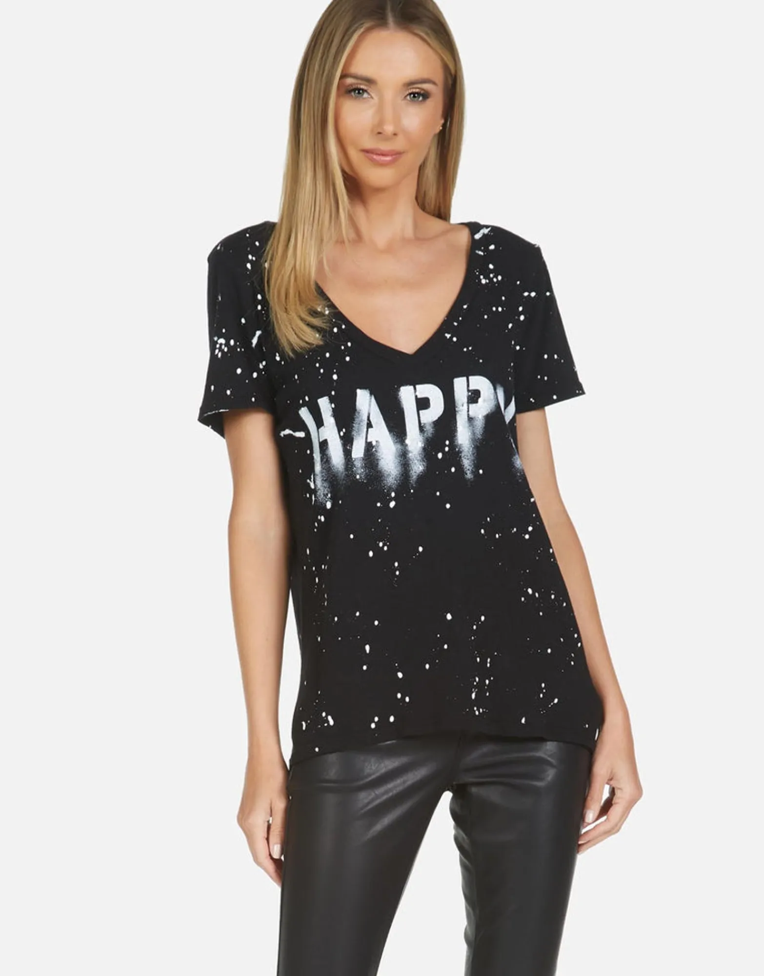 Store Cruz Airbrush Happy Women Short Sleeve