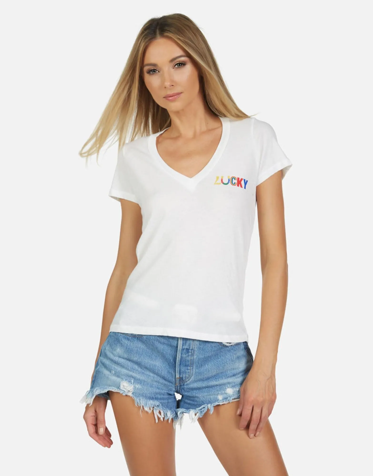 Best Sale Cruz Lucky Happy Face Women Short Sleeve