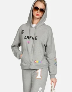 Hot Crystal #1 Love Pullover Hoodie | Melanie By Women Hoodies