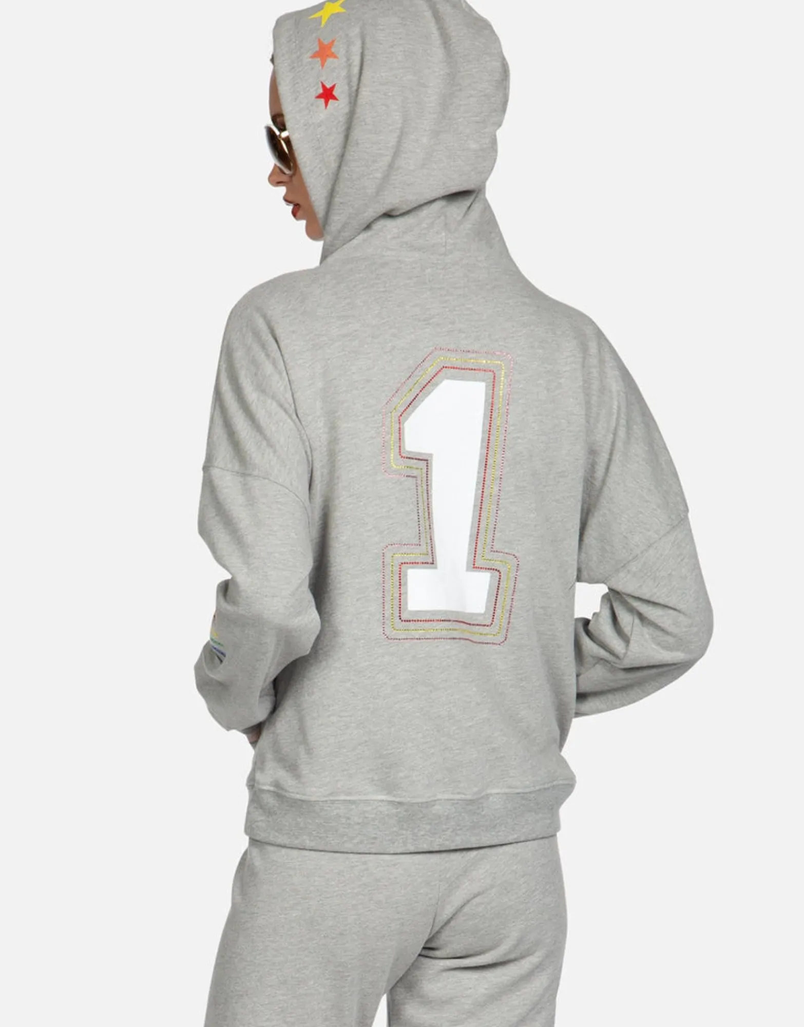 Hot Crystal #1 Love Pullover Hoodie | Melanie By Women Hoodies