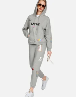 Hot Crystal #1 Love Pullover Hoodie | Melanie By Women Hoodies