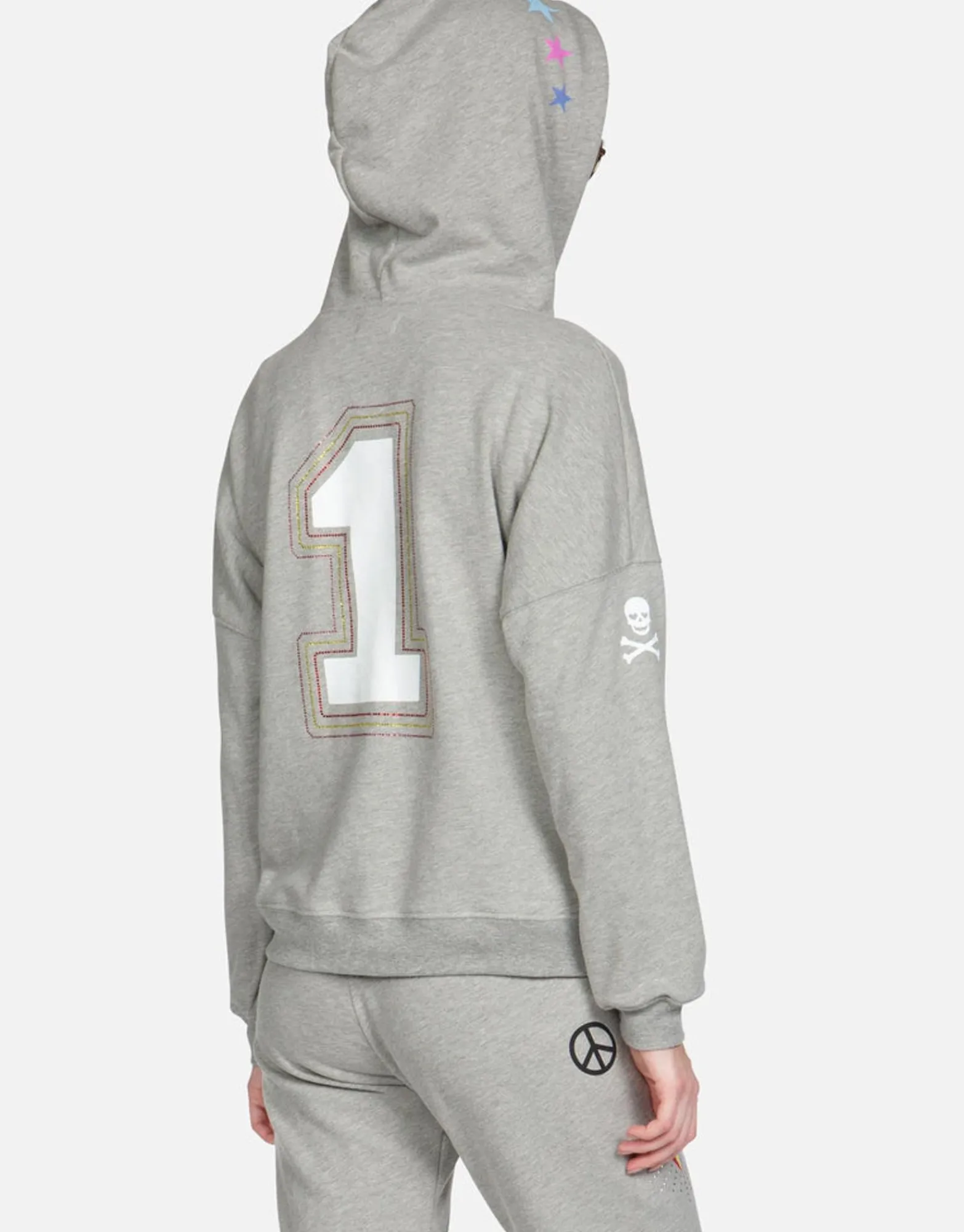 Hot Crystal #1 Love Pullover Hoodie | Melanie By Women Hoodies