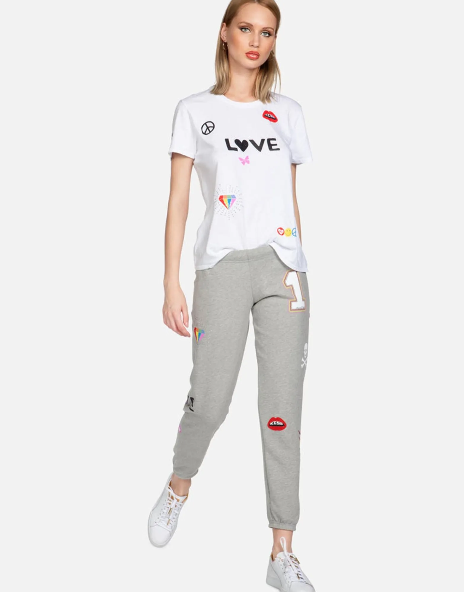 Cheap Crystal #1 Love Sweatpant | Brynn By Women Long Sweatpants