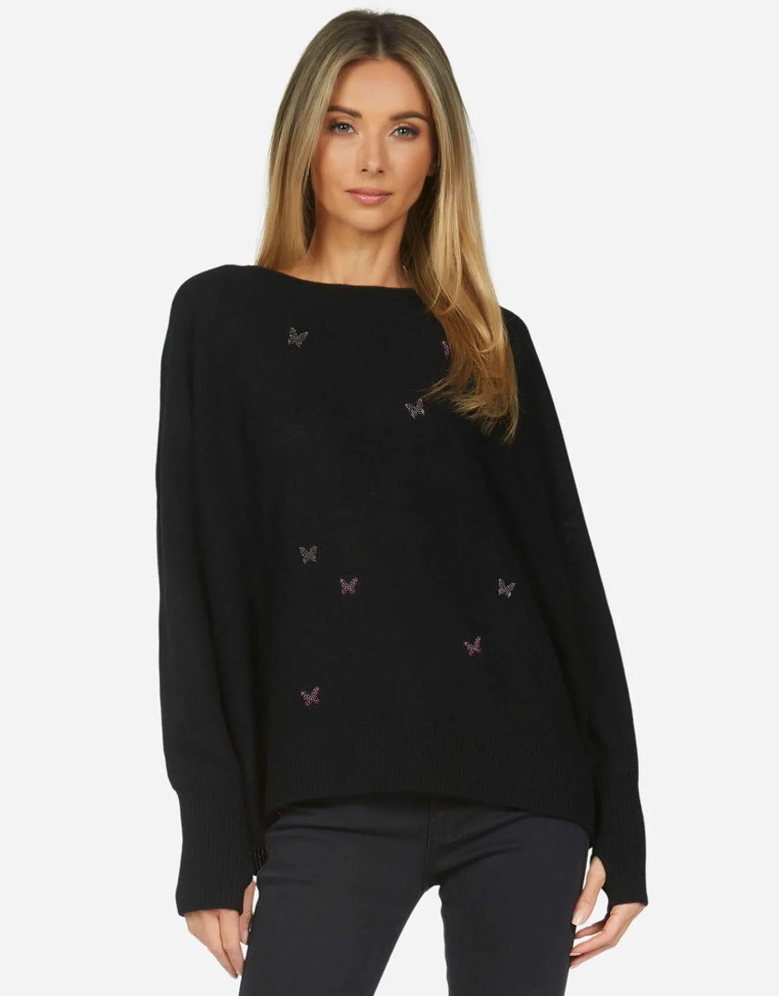 Cheap Crystal Butterflies Cashmere Sweater | Ladona X By Women Sweaters & Knits
